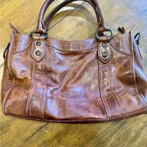 Frye Melissa Satchel -Cognac